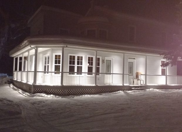 Éclairage extérieur au LEED